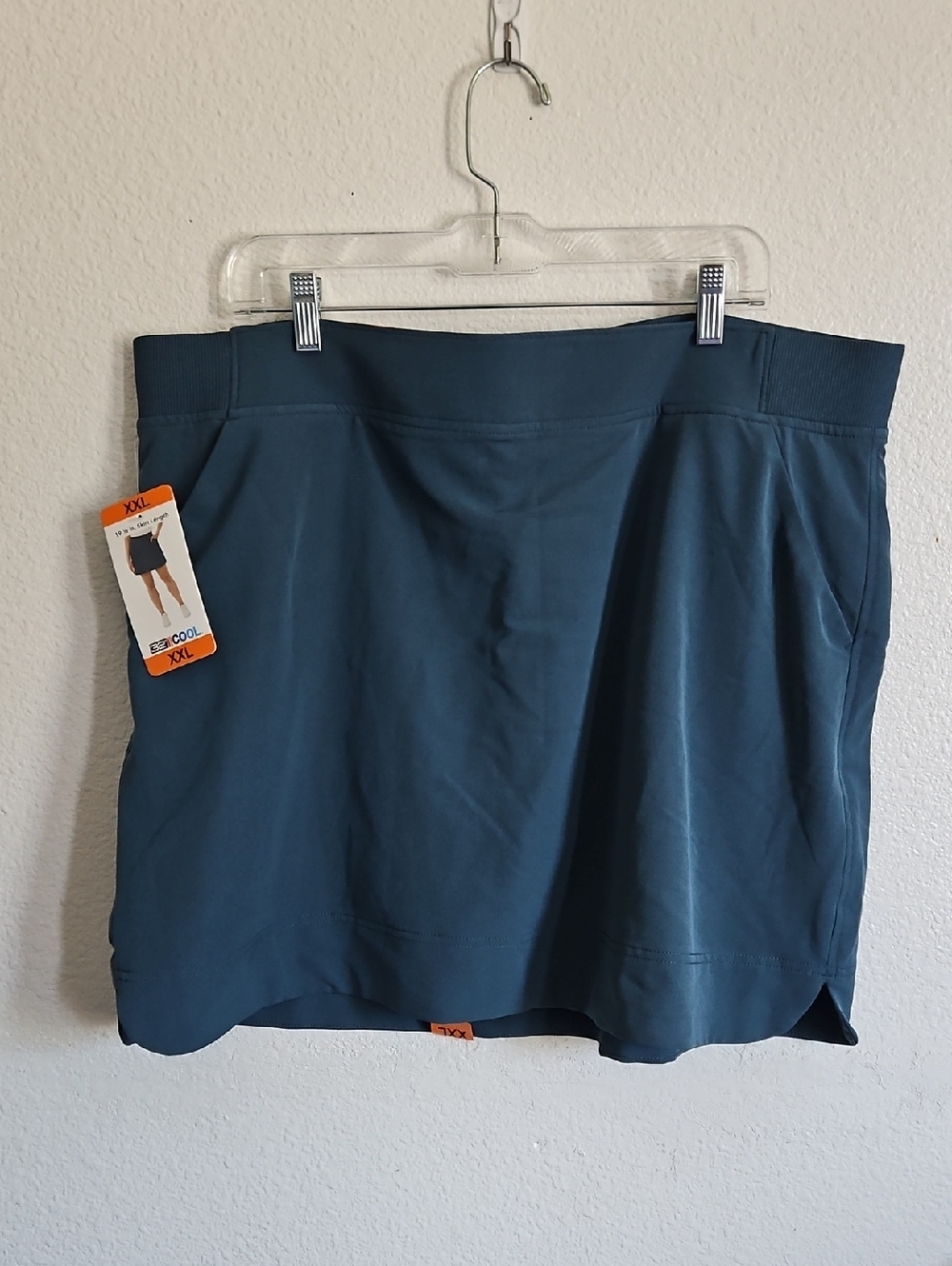 Performance Mini Skort in Teal Blue